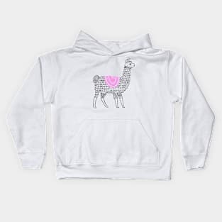 Boho Llama Kids Hoodie